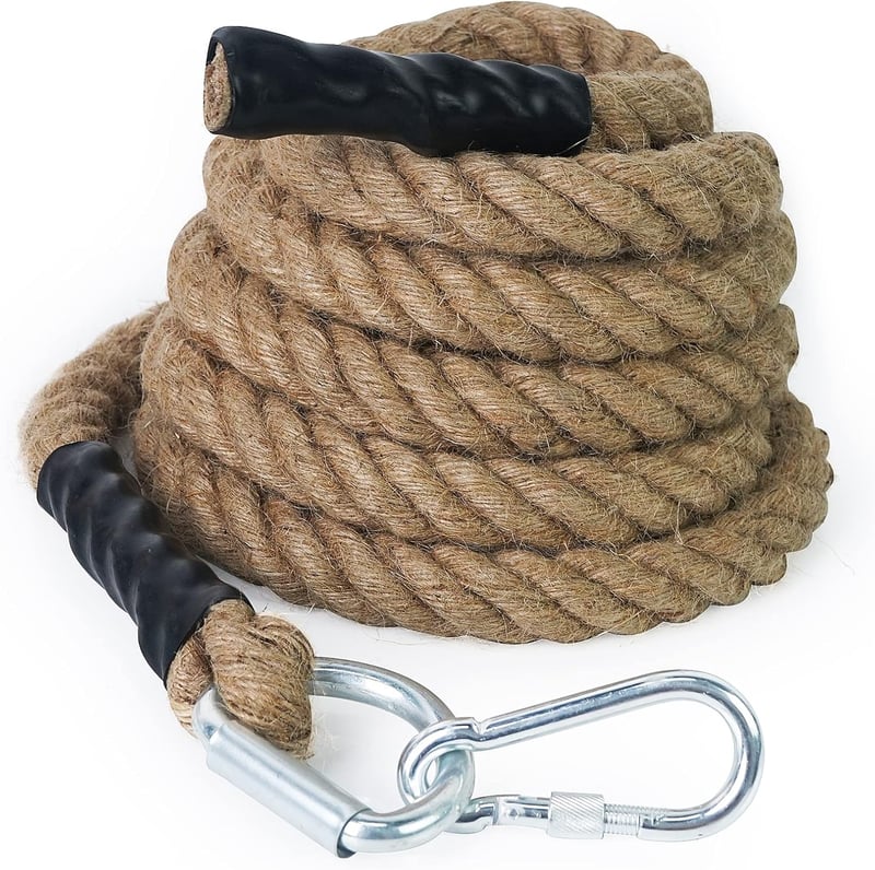Aoneky Edzőkötél Karabinerrel 30mm 3M Erőedzéshez Muscle Training Kötél
