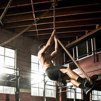 Aoneky Edzőkötél Karabinerrel 30mm 3M Erőedzéshez Muscle Training Kötél 6