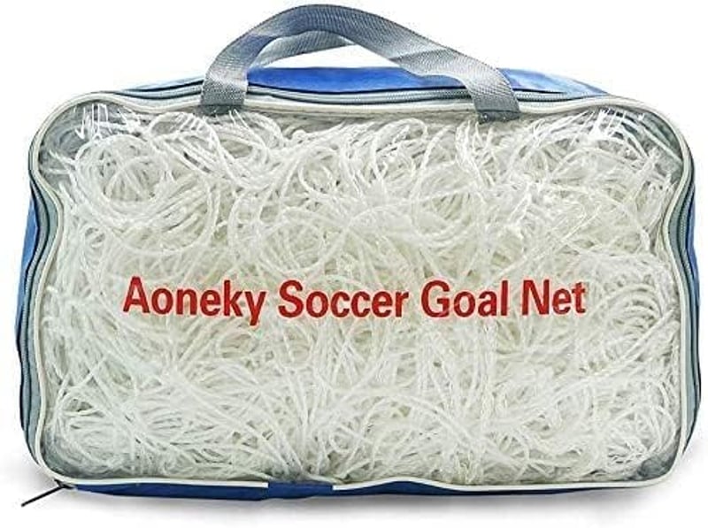 Aoneky Futballhálók PE 2-7,3m Edzéshez Több Méretben - 3x2M 2.5mm, White