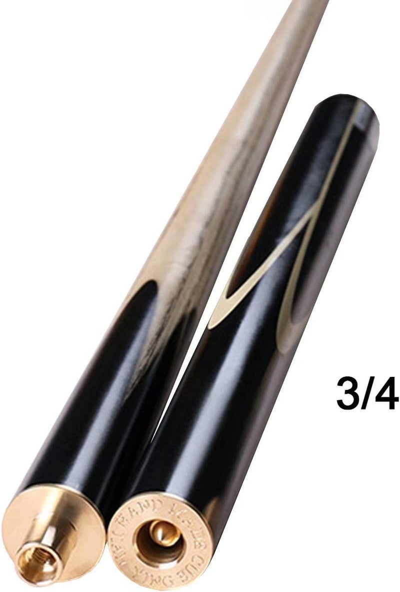 AONETIGER Biliárd Dákó Kőrisfából 145cm 3-részes 9.7mm Fejjel - Professzionális Snooker Pool Dákó Szett Kiegészítőkkel, Hosszabbítóval és Tá