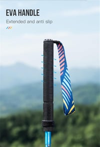 AONIJIE 2 bețe de trekking pliabile ultra-compacte pentru călătorii și drumeții 5