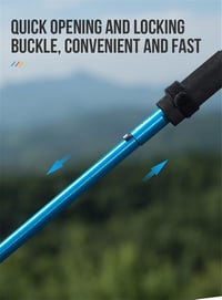 AONIJIE 2 bețe de trekking pliabile ultra-compacte pentru călătorii și drumeții 4