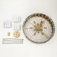 AOOCHOK Modern Kristály Csillár - Arany Kerek Függőlámpa 75cm, 12 E14 Izzós, Szabályozható Fényerő, Nappali, Étkező, Hálószoba 7