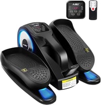 AOODIL Elektromos Mini Elliptikus Tréner - Asztal Alatti Lábgép Távirányítóval, Állítható Sebességgel, LCD Kijelzővel Időseknek és Felnőttek 1