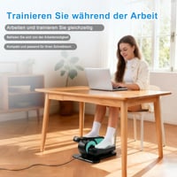 Elektrický pedálový trenažér AOODIL s diaľkovým ovládaním, mini eliptický trenažér s nastaviteľnou rýchlosťou, posilňovač nôh pre seniorov a dospelých 5