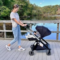 AOODIL Összecsukható Kétirányú Babakocsi Fekvő Funkcióval 0-36 Hó 22kg 5