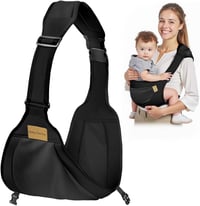 AOOWU Ergonomikus Hordozó Újszülötttől 36 Hónapos Korig, 25 kg-ig Terhelhetõ 1