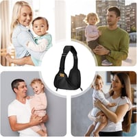 AOOWU Ergonomikus Hordozó Újszülötttől 36 Hónapos Korig, 25 kg-ig Terhelhetõ 7
