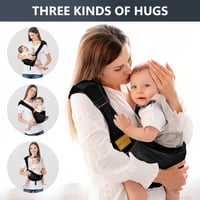 AOOWU Ergonomikus Hordozó Újszülötttől 36 Hónapos Korig, 25 kg-ig Terhelhetõ 4