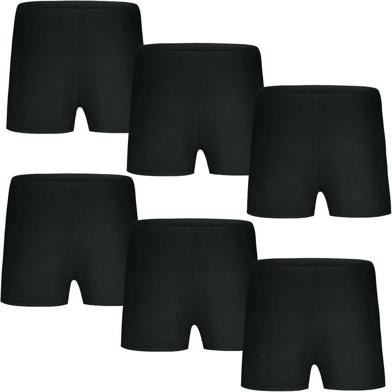 AOOWU Lányok Tornashortsok 6 Darabos Szett Tánc Balett Fitness Sportruha