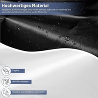 Ochranný kryt na slnečník AOOWU 5 m, nepremokavá plachta na záhradný dáždnik Ø500 cm, UV odolný a vetruvzdorný kryt so zipsom, 260x65/65 cm 6