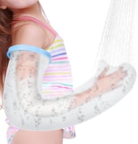 AOOWU Vízálló Gipszkötés Védelem Gyerekeknek, Újrahasználható Kézvédő Fürdőzéshez 1