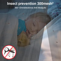 Aoreun Moskytiera na manželskú posteľ čierna 210x240x190 cm obdĺžniková sieť so 4 vchodmi na doma aj na kempovanie, sieť proti hmyzu na cestovanie 4