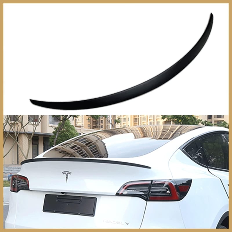 AOSKonology Tesla Model Y OEM stílusú hátsó spoiler, matt fekete, 2020-2023