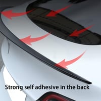 AOSKonology Tesla Model Y OEM stílusú hátsó spoiler, matt fekete, 2020-2023 6
