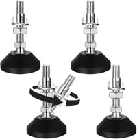 Aoyfuwell 4 db M10x50 mm állítható bútor láb csavarmenetes anya nélkül 1