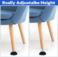 Aoyfuwell 4 db M10x50 mm állítható bútor láb csavarmenetes anya nélkül 6