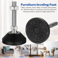 Aoyfuwell 4 db M10x50 mm állítható bútor láb csavarmenetes anya nélkül 5