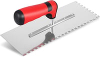 AOZBZ 6mm fogazott simító glettvas rozsdamentes acél 280x107mm 1