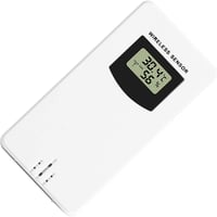 AOZBZ Vezeték Nélküli Külső Időjárás Érzékelő - 433.92 MHz Frekvenciás Hőmérsékletmérő Szenzor FanJu Időjárásállomásokhoz - Elemmel Működő 6