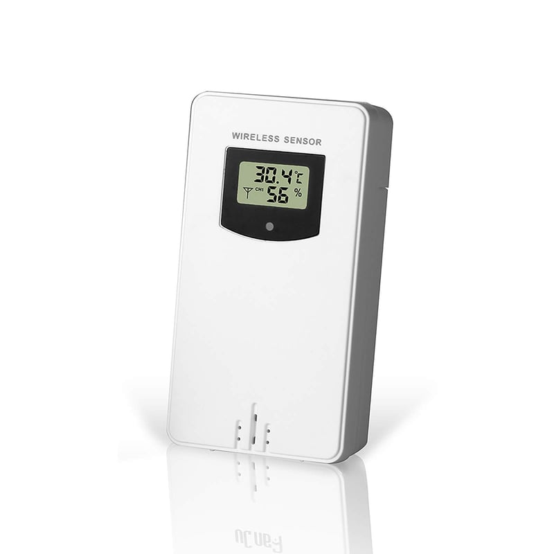 AOZBZ Bežični vanjski senzor za vremenske uvjete - 433,92 MHz senzor temperature za meteorološke stanice FanJu - na baterije