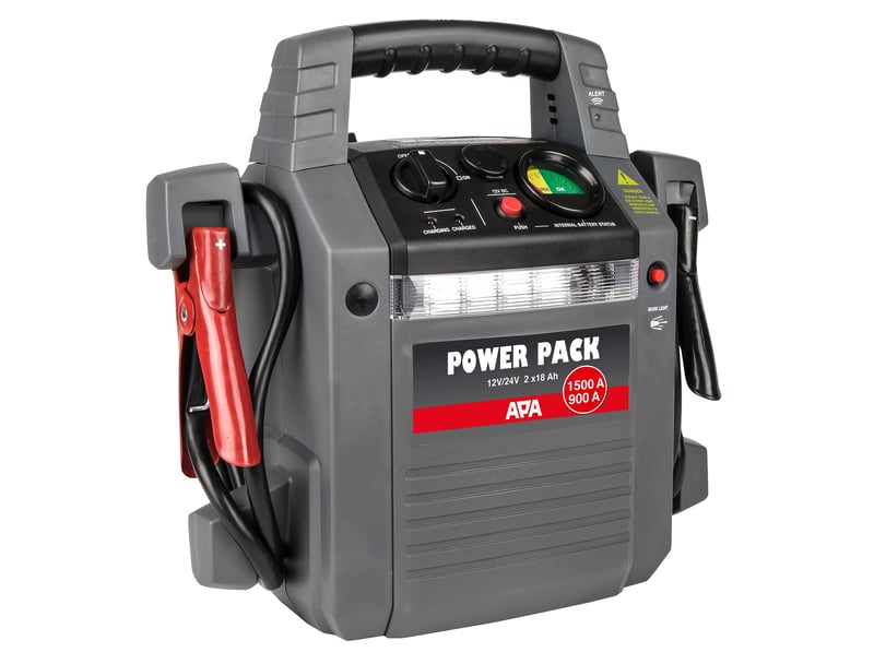 Štartovací zdroj APA 16524 Power Pack - 900 A - 12/24 V - sivá/čierna