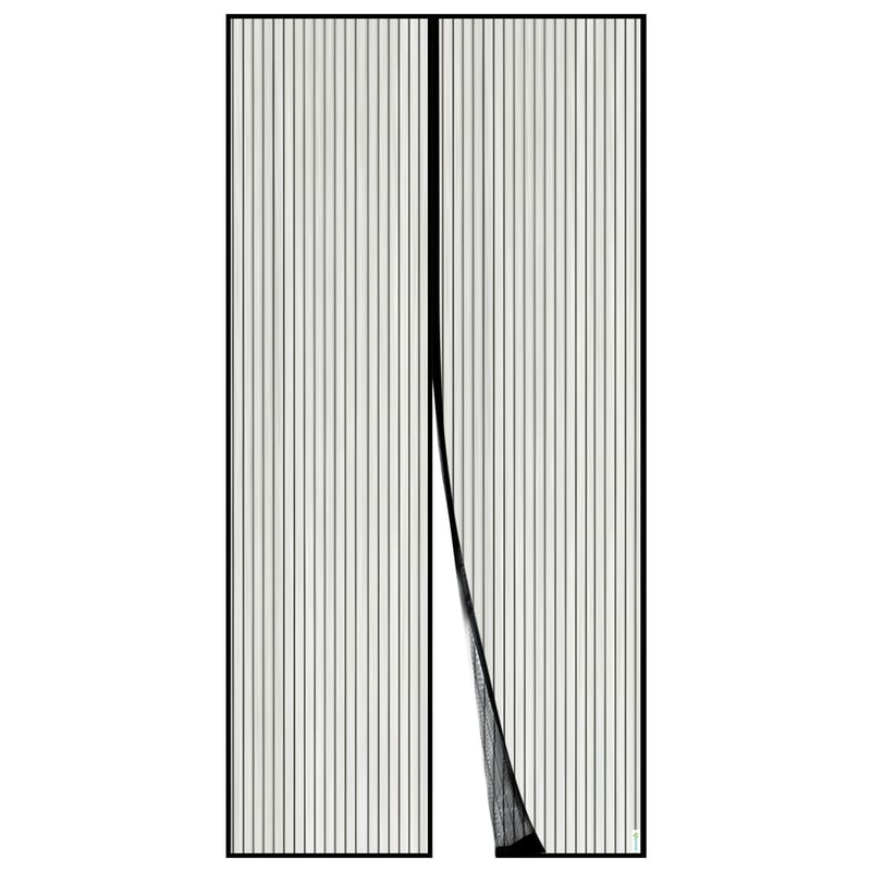 Apalus magnetska zavjesa protiv komaraca za vrata - crna - 110x240 cm