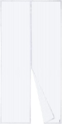 Apalus Mágneses Szúnyogháló Ajtóra, 120x210 cm, Fehér, Ragasztható 1