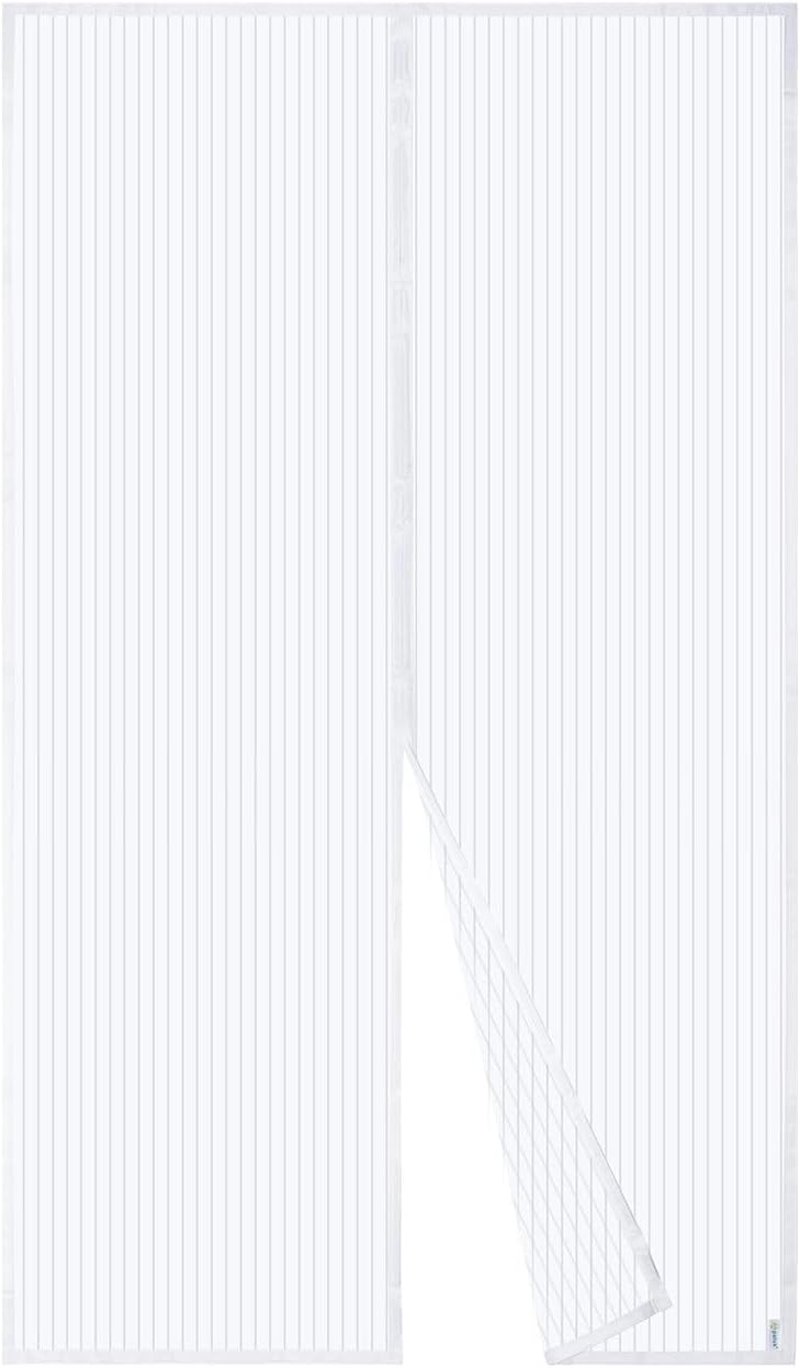 Apalus Mágneses Szúnyogháló Ajtóra 140x240 cm Fehér Önzáró - 140x240 CM, Transparent