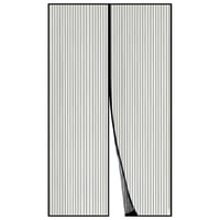 Apalus Magnetická sieť proti hmyzu na dvere 140x240cm Čierna - Sieťka proti hmyzu na balkón, terasu, do pivnice, na dvere s lepením, bez vŕtania 1