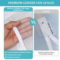 Plasă de insecte cu fermoar pentru fereastră de mansardă Apalus, albă, 130x150 cm, pachet de 4 bucăți, plasă anti-insecte ranforsată pentru fereastră 4