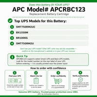 Náhradná batériová kazeta APC APCRBC123 pre UPS – pre modely BE550G-GR a BR550GI, čierna 3