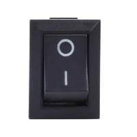 APIELE 20db Billenőkapcsoló SPST 2 Pólusú On/Off 250V 6A Fekete KCD1-1-101 2
