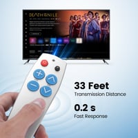 Univerzálne diaľkové ovládanie pre seniorov APKLVSR s veľkými tlačidlami, biele – jednoduché ovládanie, univerzálny IR ovládač pre TV a káblové zariadenia, vhodné pre ľudí s demenciou 8