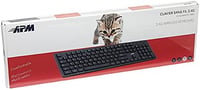 APM 100041 vezeték nélküli billentyűzet 2,4 GHz, AZERTY, 105 billentyű 5