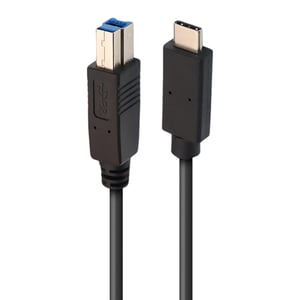 APM 570299 USB-C – USB-B 3.0 Kábel, 5Gbps, 2 m, Nyomtatóhoz, DAC-hoz, Szkennerhez, Külső Merevlemezhez, MacBook és PC Kompatibilis