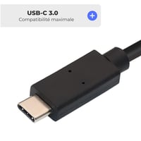 Cablu APM 570299 USB-C – USB-B 3.0, 5Gbps, 2 m, pentru imprimantă, DAC, scaner, hard disk extern, compatibil cu MacBook și PC 4