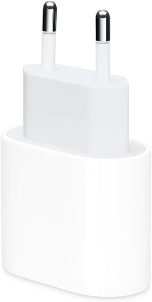 Apple 20W USB-C napájací adaptér (2025) – na nabíjanie iPhonu, iPadu a MacBooku, rýchle nabíjanie, biela
