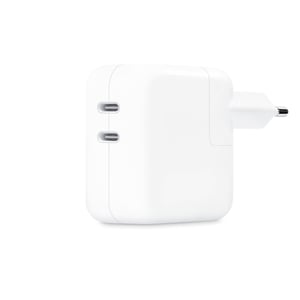 Apple 35W Dual USB-C strujni adapter – punjač s dva USB-C priključka za iPhone, iPad i MacBook uređaje