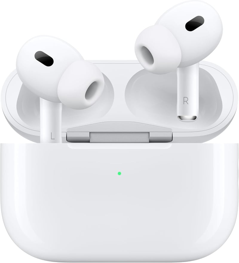 Apple AirPods Pro 2 vezeték nélküli fülhallgató, aktív zajszűrés, hallásegészségügyi funkció, USB-C töltés