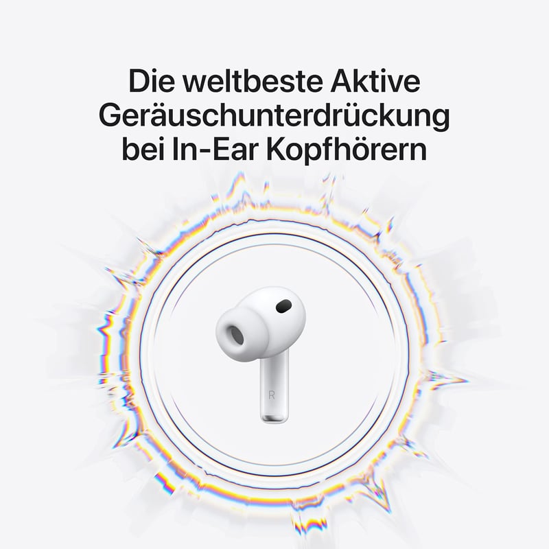 Apple AirPods Pro 3 Aktív zajszűrés, szívritmus monitor, hallásegészségügyi funkció, USB-C töltés