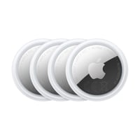 Apple AirTag (generația a 2-a) pachet de 4 bucăți – Dispozitiv de urmărire pentru chei, portofel și alte obiecte, localizare sonoră, configurare simplă cu iPhone sau iPad 1