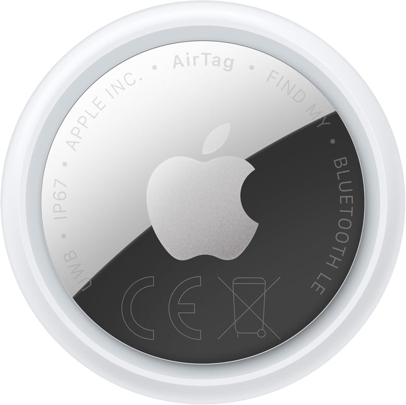 Apple AirTag 2. generáció - Kulcskarikára, tárcára, Bluetooth nyomkövető hanggal - Packung mit 1