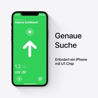 Apple AirTag Bluetooth nyomkövető kulcsokhoz, táskákhoz, csomagokhoz - Cserélhető elem - Pack of 1 4