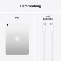 Apple iPad, cip A16, ecran Liquid Retina de 11", 128 GB, WiFi 6, cameră de 12 MP, Touch ID, baterie pentru întreaga zi, argintiu 6