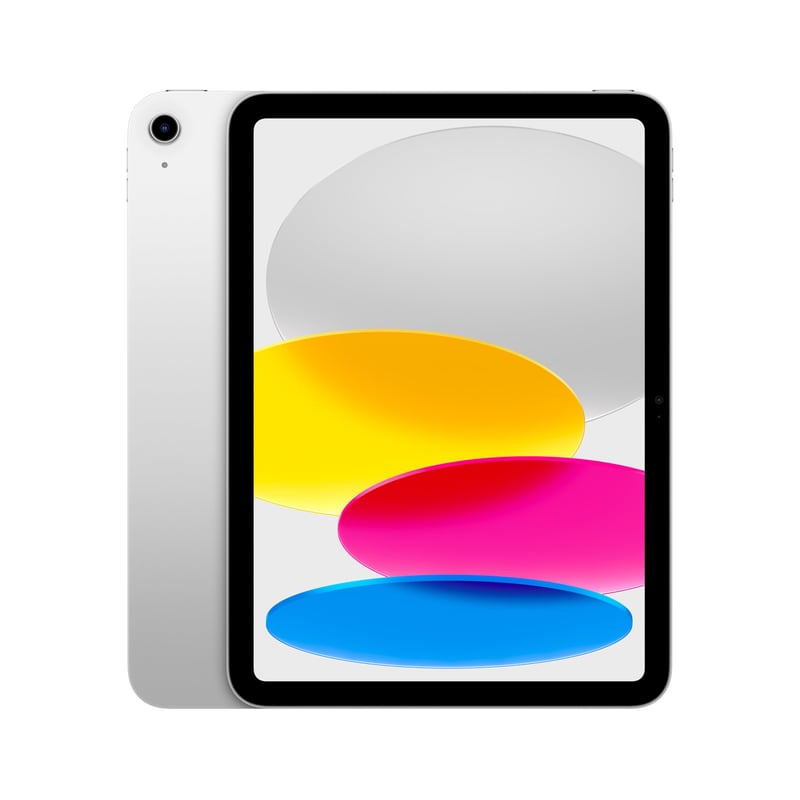 Apple iPad, cip A16, ecran Liquid Retina de 11", 128 GB, WiFi 6, cameră de 12 MP, Touch ID, baterie pentru întreaga zi, argintiu