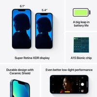 Renovovaný smartfón Apple iPhone 13, 128 GB – modrý 5