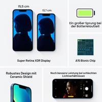 Smartphone Apple iPhone 13 mini 128 GB Albastru 5