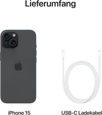 Apple iPhone 15 128GB Fekete Okostelefon - 128 GB, black 6