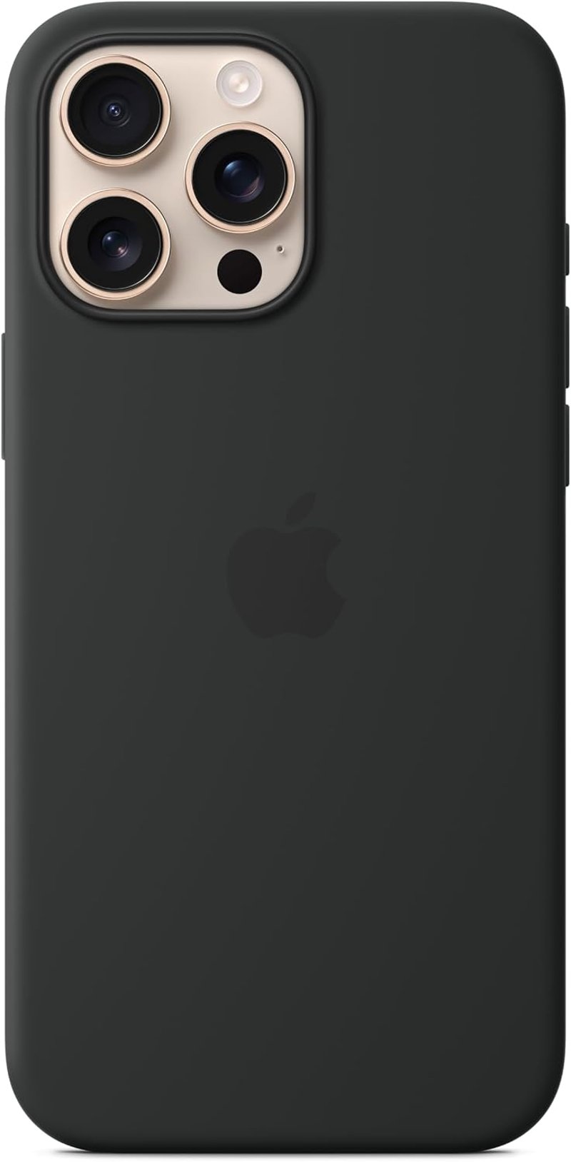 Apple iPhone 16 Pro Max MagSafe szilikon tok - fekete